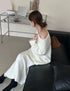 High Quality Knitted Off Shoulder Pullover With Long Skirts